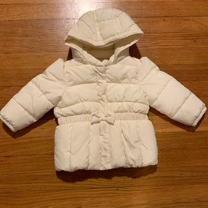 Baby Gap winter jacket with bow